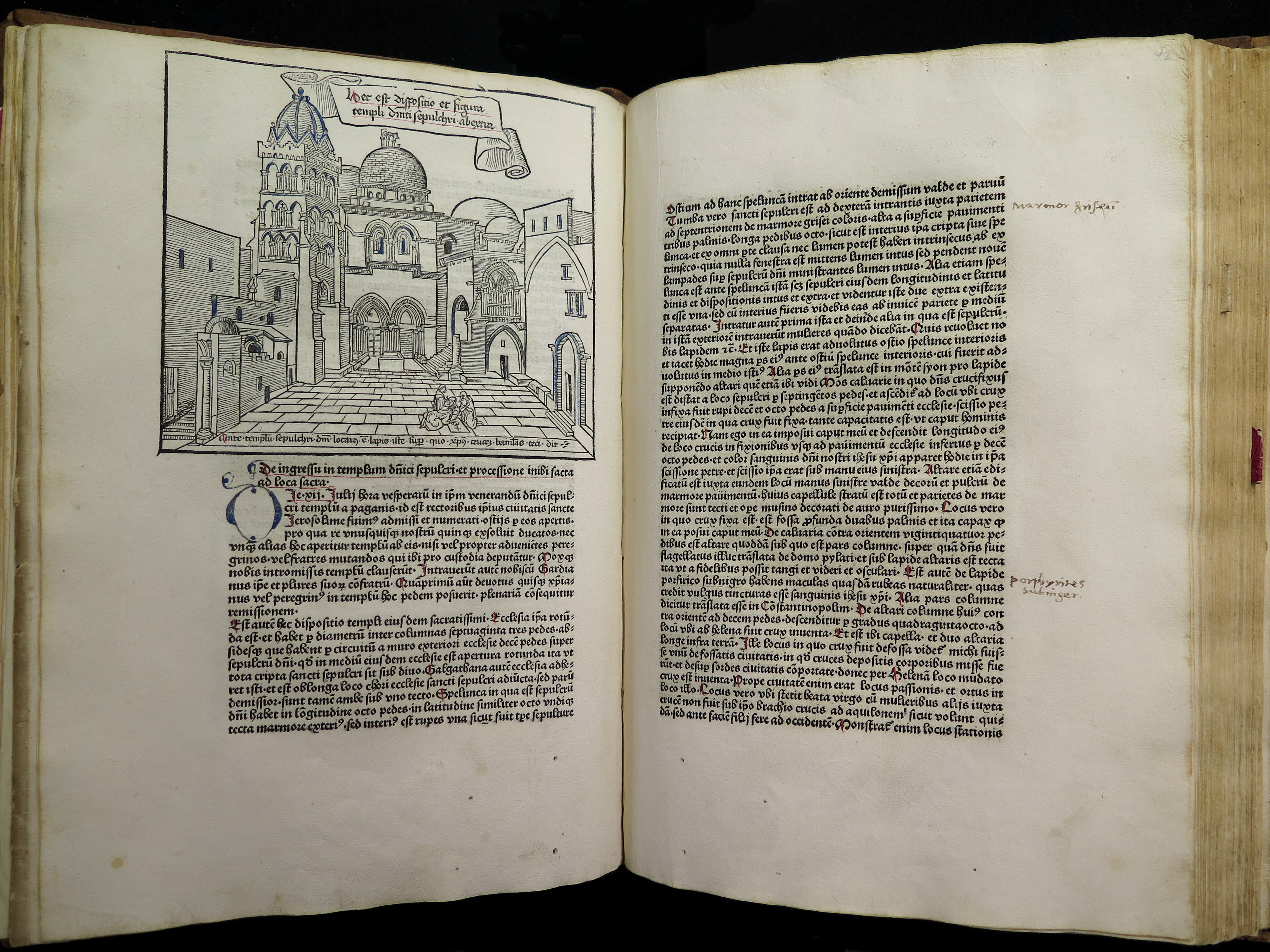 Bernhard von Breydenbach, Peregrinatio in terrram sanctam, Mainz 1486. © Universitätsbibliothek Basel