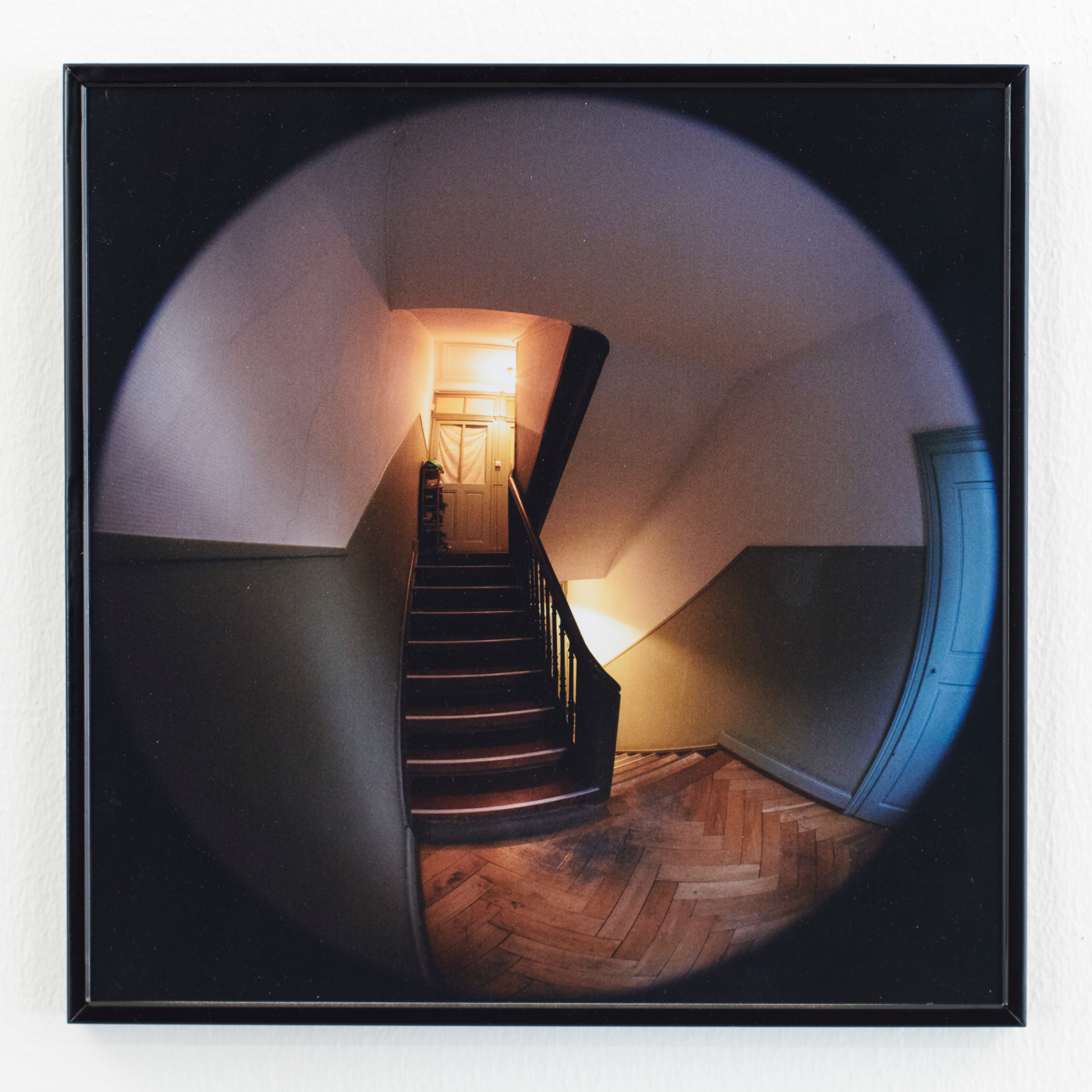 Emanuel Rossetti, “Stairs”, 2020Digitaler C-Print, 30x30cm, gerahmtPhoto Credit: Flavio KarrerCourtesy: Karma International, Zürich