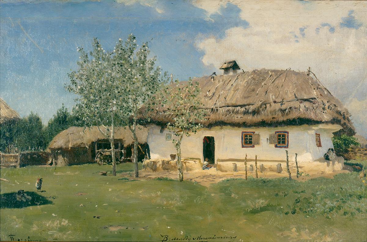 Ilja Repin, Ukrainisches Haus, 1880, Kyiv National Art Gallery