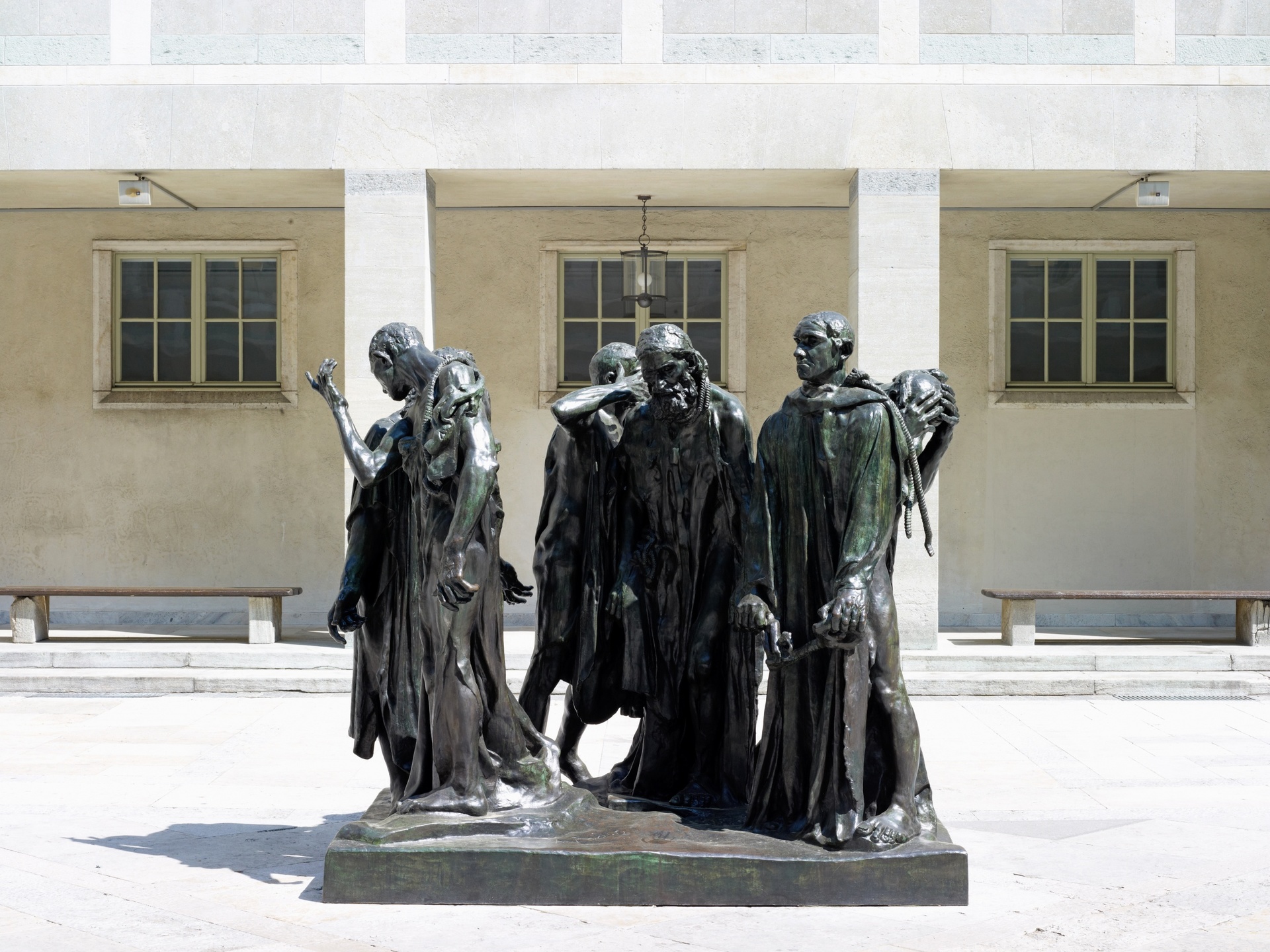 Auguste Rodin, Die Bürger von Calais, 1884–1889; Guss: 1942/43. Kunstmuseum Basel
