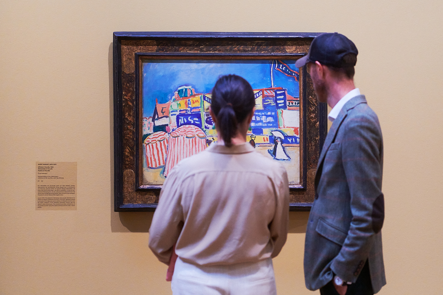 Albert Marquet, Affiches à Trouville, 1906, National Gallery of Art, Washington, Collection of Mr. and Mrs. John Hay Whitney, Foto: Ronja Burkard